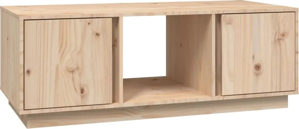 vidaXL tömör fenyőfa dohányzóasztal 110 x 50 x 40 cm