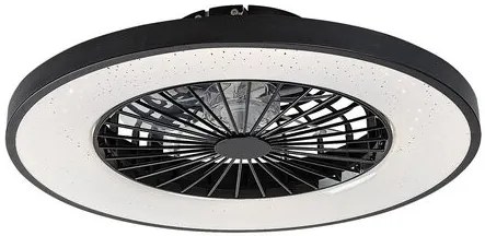 RÁBLAUX 71334 DALFON2 Ventilátoros lámpa Fekete IP20