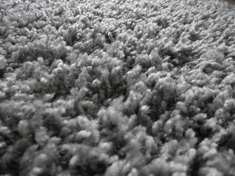 Csillogó szürke shaggy Szőnyeg 80 x 300 cm