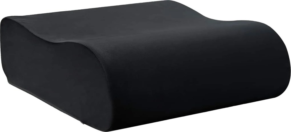 vidaXL Ülőpárna Egyszínű Fekete 40 x 40 x 13 cm PU hab