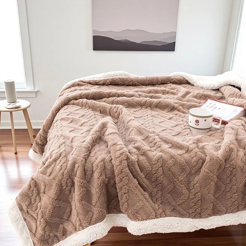 Meleg bárány takaró Homa KOBELA CAPPUCCINO