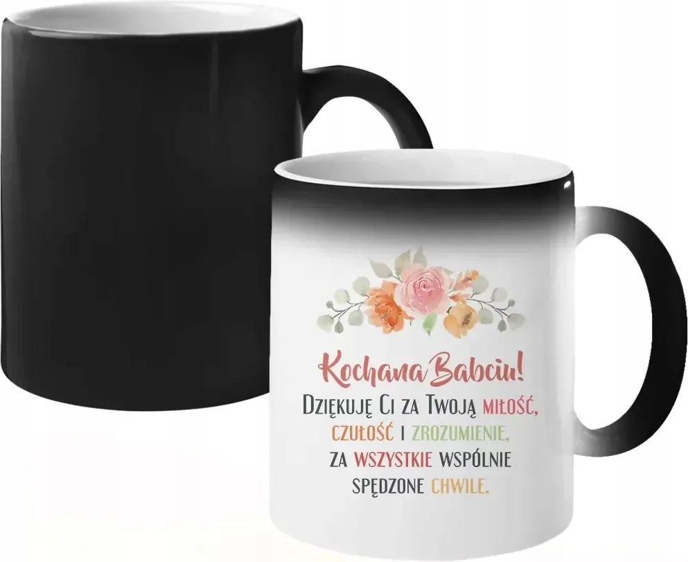 Ajándék Nagyinak Mágikus Bögre Színváltós Karácsonyra Nagymama Napjára