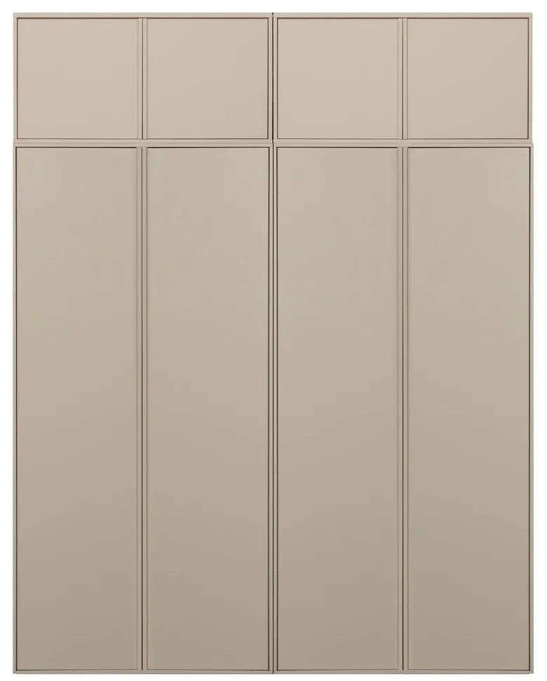 Krémszínű borovi fenyő moduláris szekrény 200x250 cm Daily – vtwonen