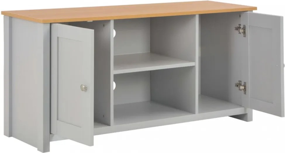 szürke TV-szekrény 120 x 39 x 58 cm