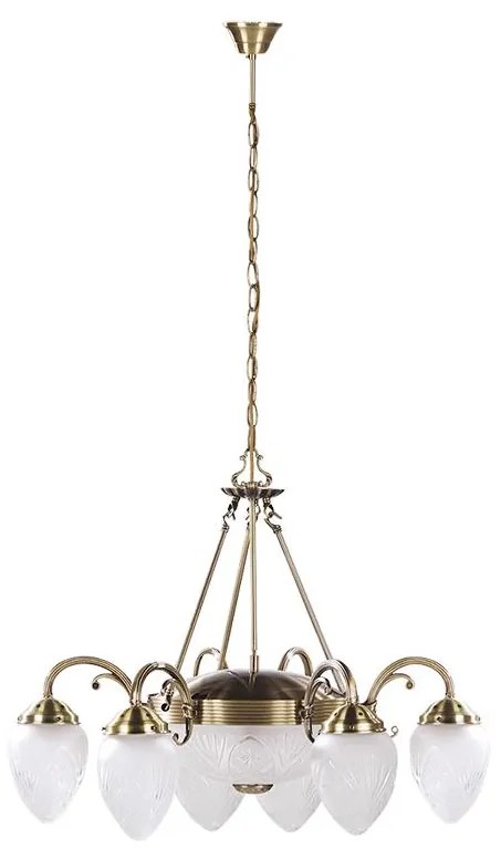 Rabalux 8636 - Csillár láncon ANNABELLA 6xE14/40W+2xE27/60W