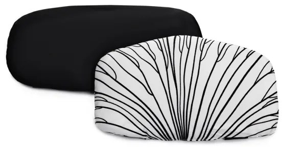 KINDERKRAFT - Ülésbetét az ENOCK etetőszékhez, fekete/fehér