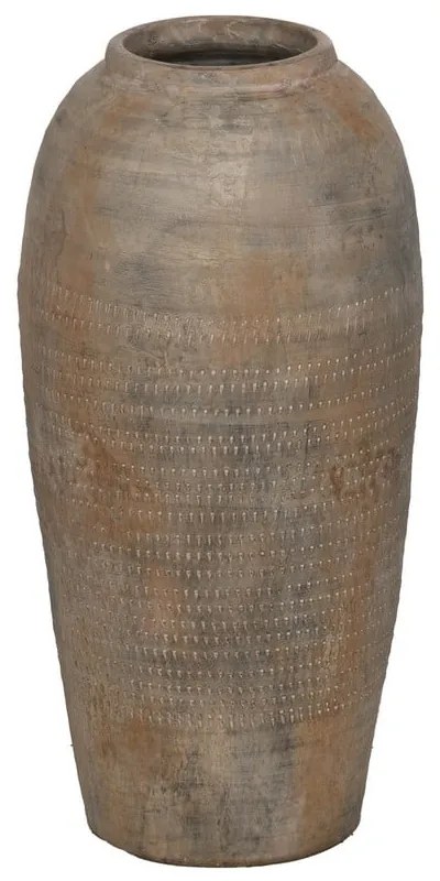 Barna kerámia magas váza (magasság 49 cm) Antigo – Ixia