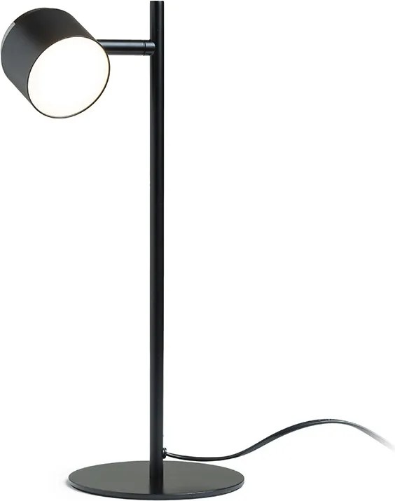 RENDL NOVA asztali lámpa fekete króm/opálakril 230V LED 4.2W 3000K