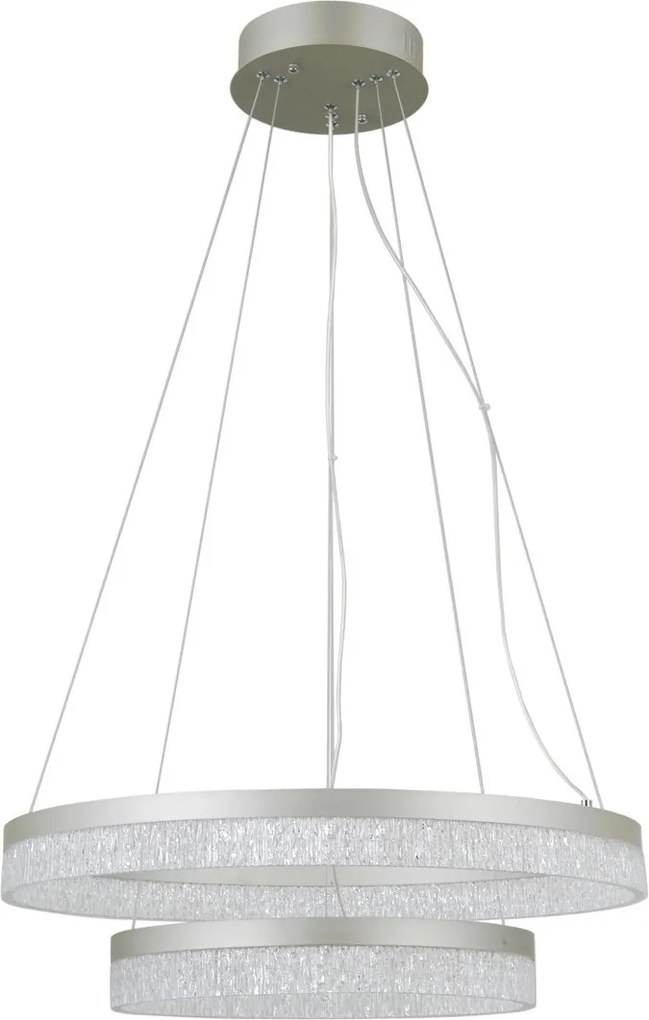 Italux glamour modern függeszték pantal ezüst itxpnd-34533-2l-silv