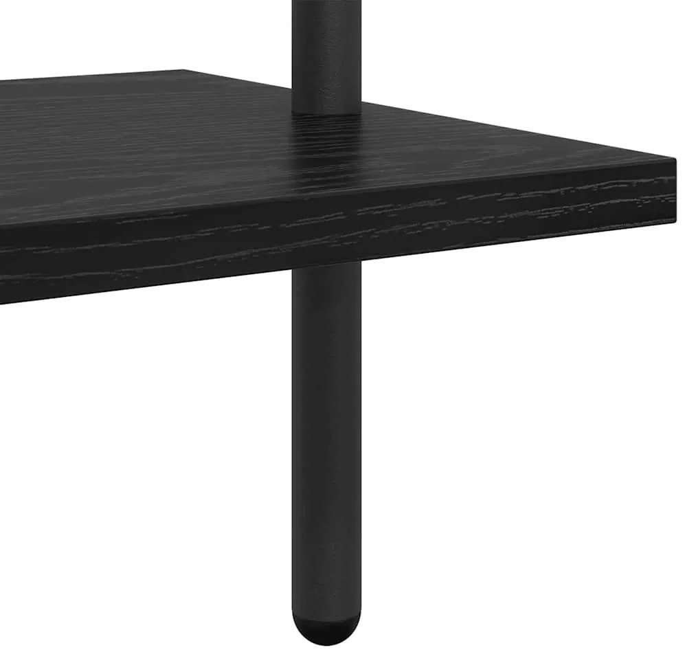 Könyvespolc Musta tammi 60 x 24 x 203 cm Faanyag