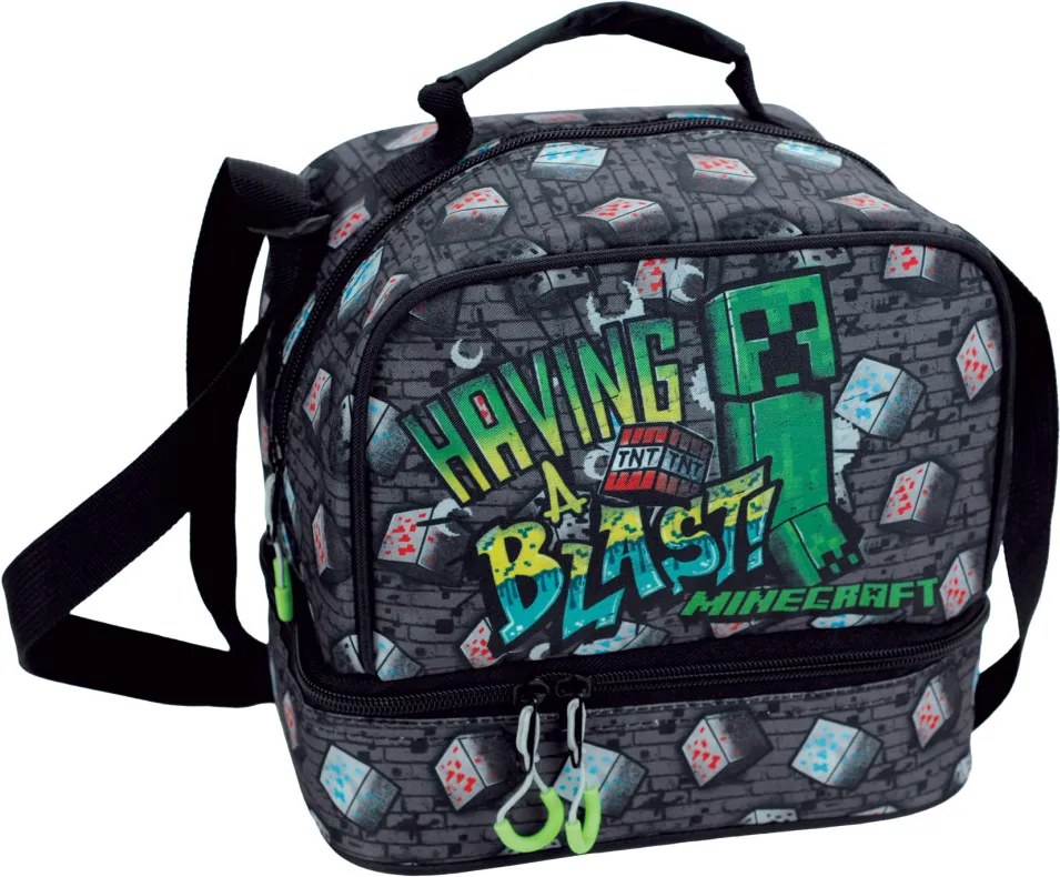 Minecraft Metro Art thermo uzsonnás táska 21 cm