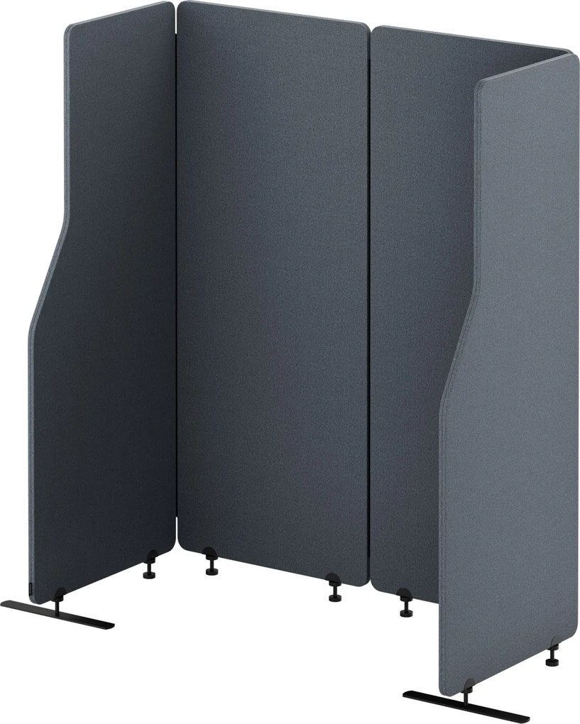 „Carbon fog” irodai akusztikus paraván, 240/145 cm: SADIE