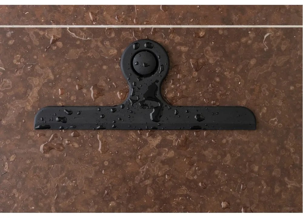 Fekete vízlehúzó tartóval 27 cm Kapi – Blomus