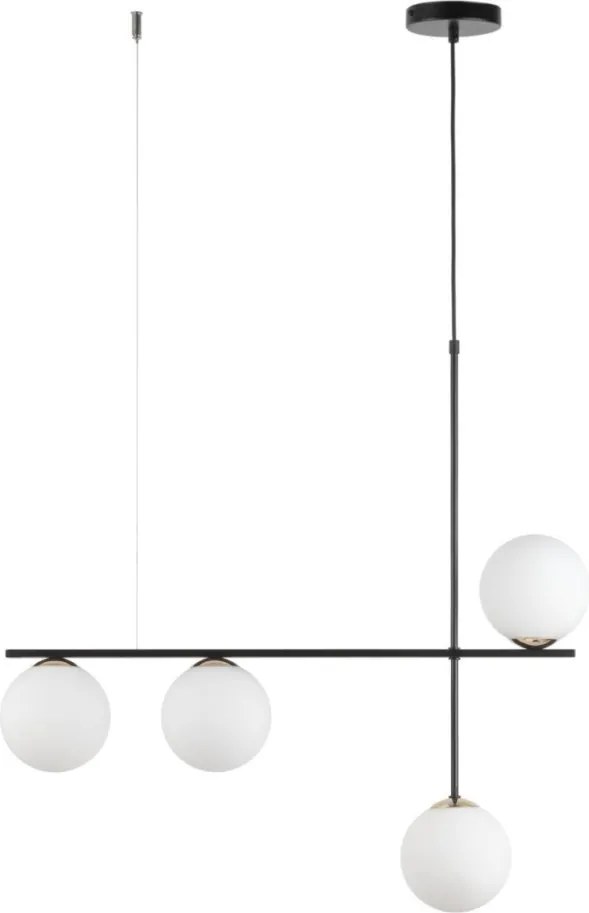 SIGMA LIGHTING 33691 SILIA Többágú Függesztett Lámpa Fehér, Fekete G9 IP20