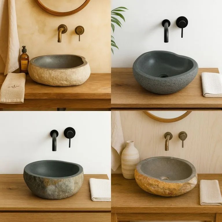 Mosdókagyló river stone The Lavabo Cut