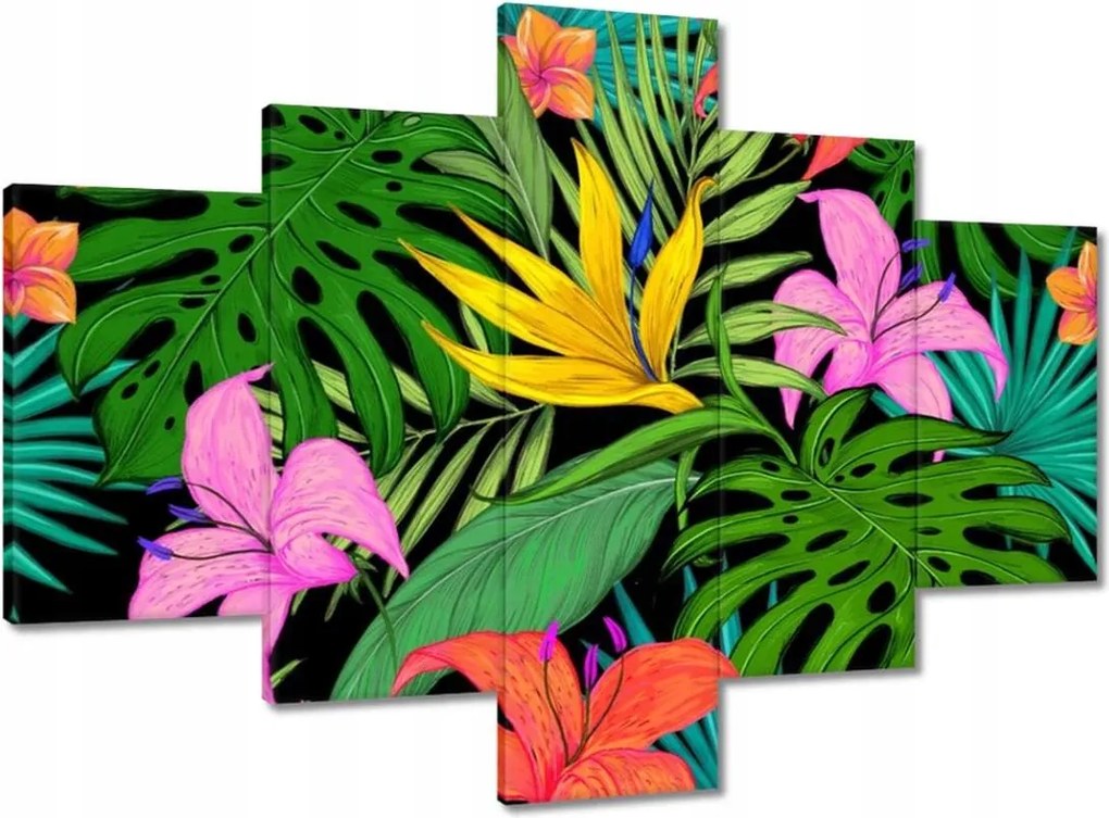 Vászonkép 100x70 Levelek Monstery Levelek