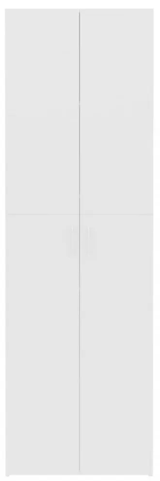 fehér szerelt fa irodaszekrény 60 x 32 x 190 cm