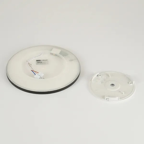 Brilagi - ULTRA SLIM dimmelhető LED lámpatest, 18 W, 230 V, átm. 30 cm, fekete + távirányító