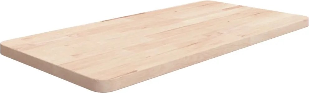 vidaXL kezeletlen tömör fa fürdőszobai pult 80 x 40 x 2,5 cm