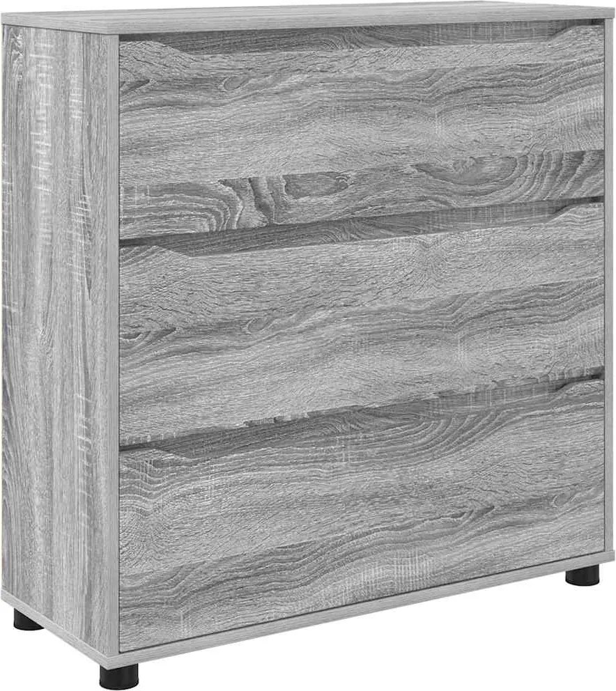 vidaXL Tárolószekrény Szürke Sonoma 80 x 31 x 81 cm Faanyag