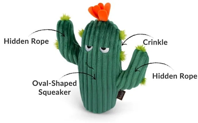 Játék kutyáknak Cactus - P.L.A.Y.