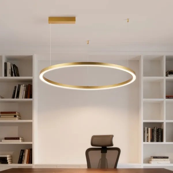 Brilagi - dimmelhető kábeles csillár PORTOFINO LED/60W/230V Ø 80 cm arany + távirányító