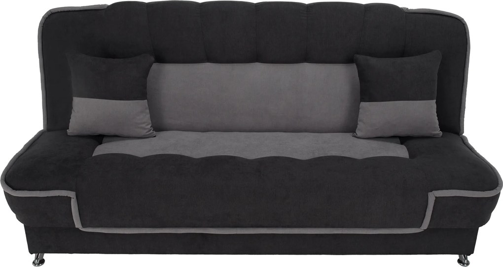 Kinyitható dívány, sötétszürke/világosszürke, PERSI