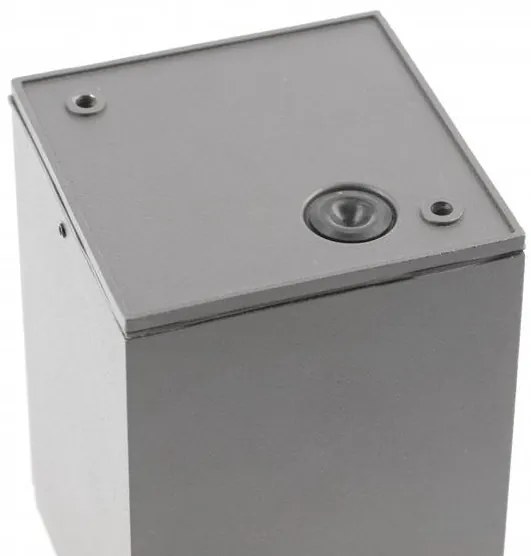 Lámpa Mennyezeti lámpatest LENTO, aluminium, 100x130, IP54, max 35W, négyzet, grafit