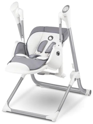 Lionelo - Gyermek étkezőszék NILES Szürke 4xAA