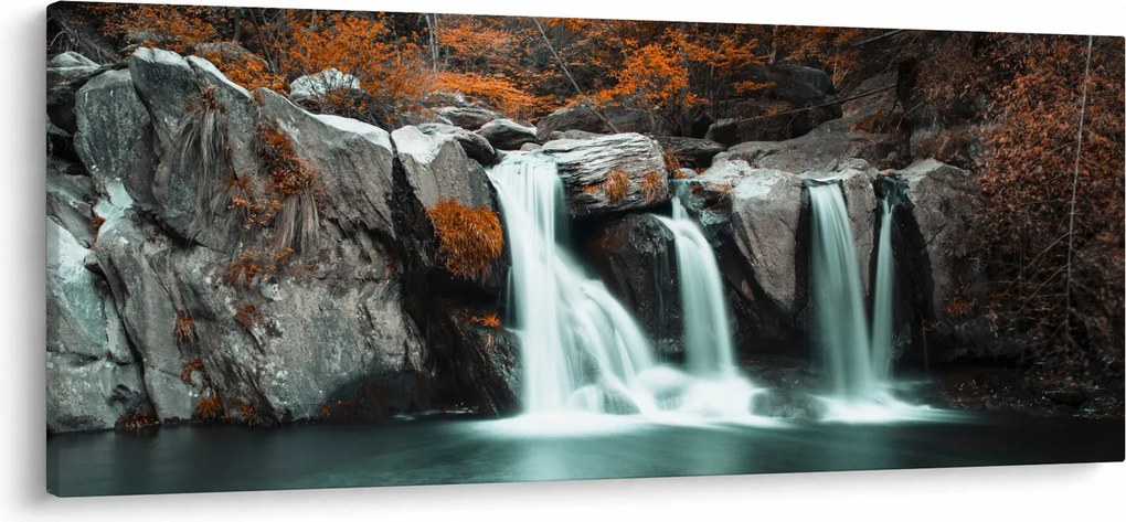 Kép - Vízesések (120x50 cm)
