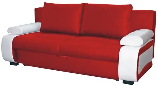Ines (textilbőr) ágyazható, karfa nélküli kanapé 196 x 147 cm. a