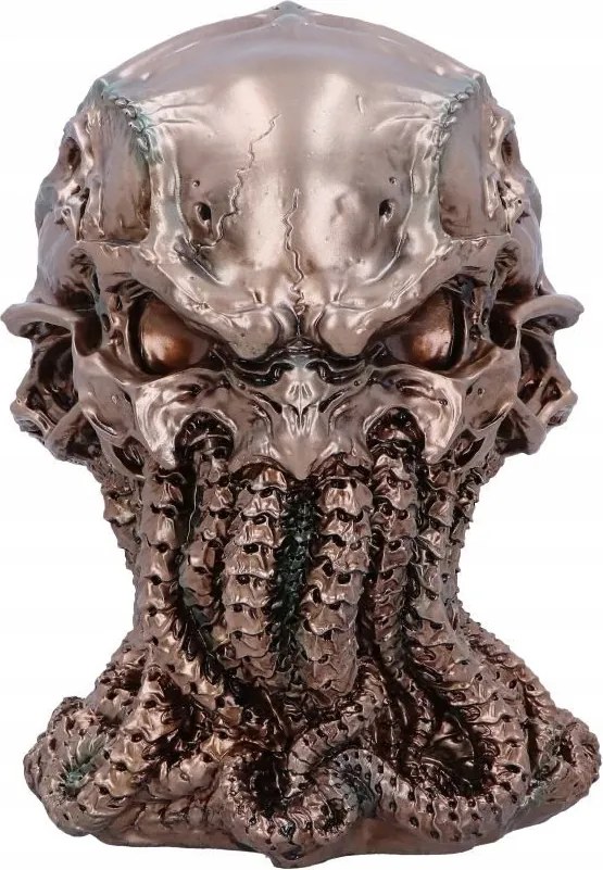 Koponya Cthulhu Skull Bronze Figura Nemesis Angliából