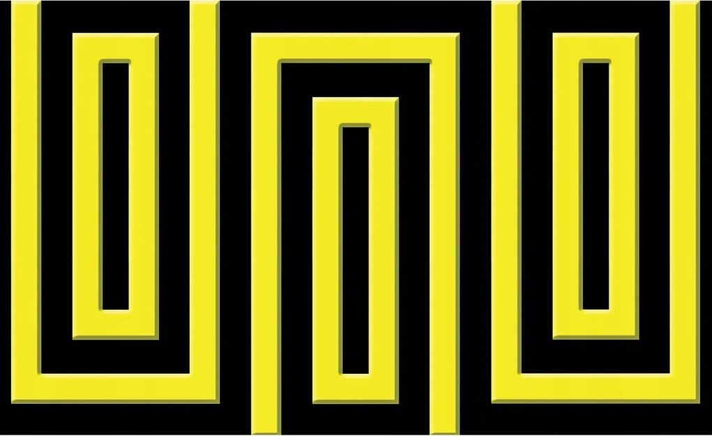 Fotótapéta Sárga geometria vinil absztrakt 368x254 +ragasztó