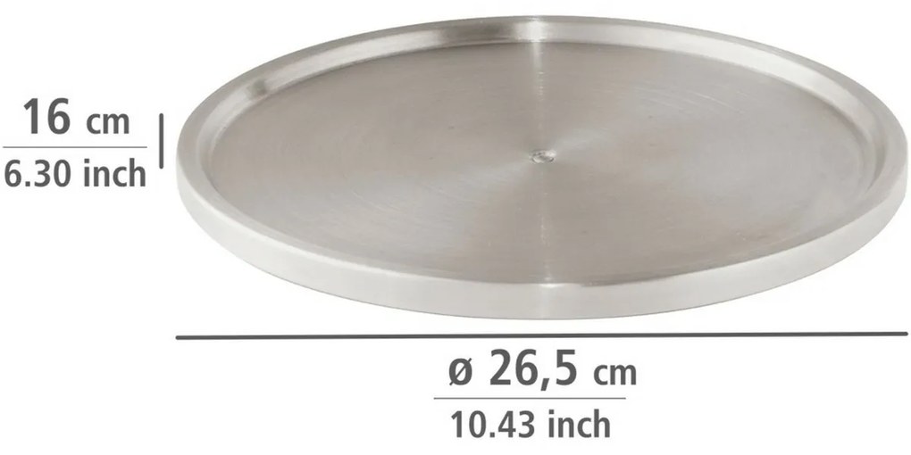 Wenko Uno forgó rozsdamentes fűszertartó 26,5 cm