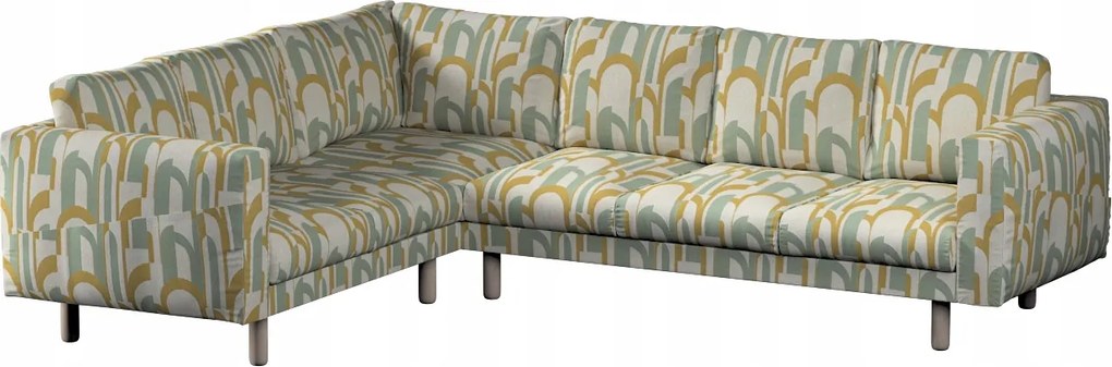 Norsborg 5 személyes sarokkanapé huzat Ikea narancssárga