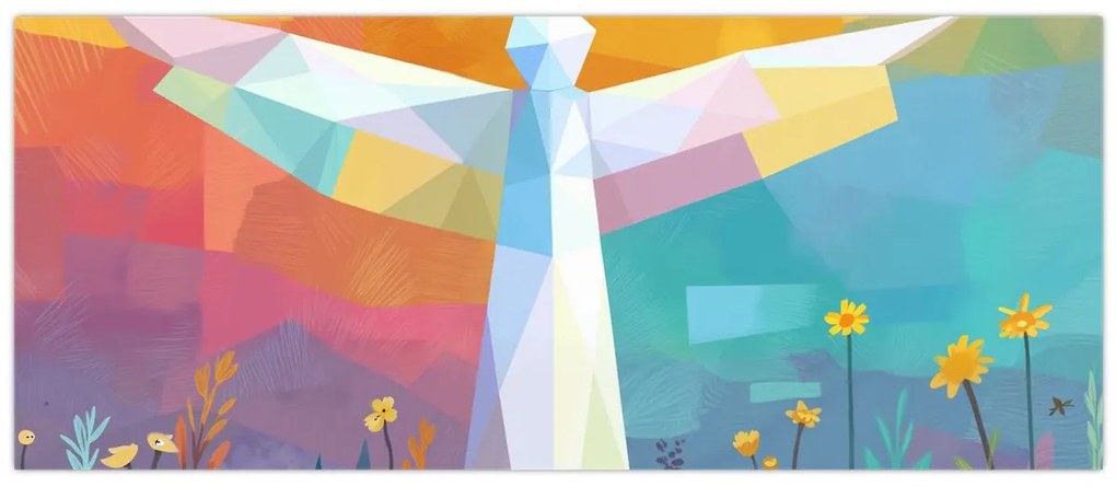 Kép - Virágok őrzője (120x50 cm)