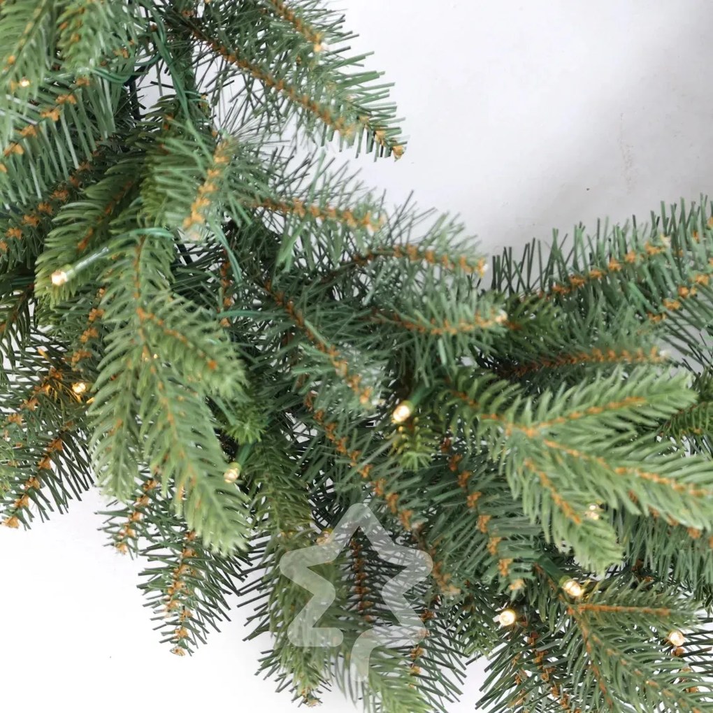 Karácsonyi koszorú Classic 50 LED 60 cm