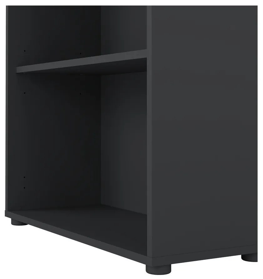 Antracitszürke könyvespolc 80x205 cm Sign – Tvilum