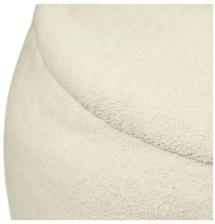 Világosszürke buklé babzsákfotel Om 135 – SLOWDOWN