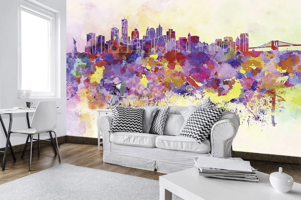 Fotótapéta - Színes város (152,5x104 cm)