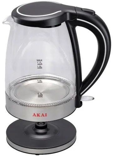 AKAI AKG-804 üveg vízforraló, 1,7 l