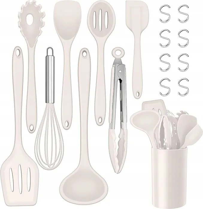 Szilikon konyhai edénykészlet, 9 db-os Szín Rózsaszín R2