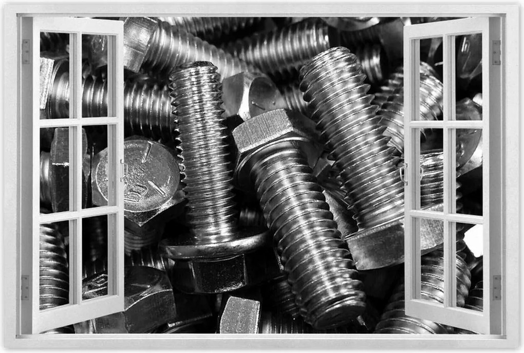 Poszterek 60x40 Csavarok Fém