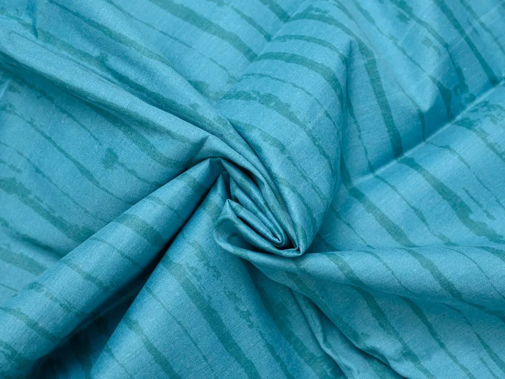BLUE DREAM türkiz pamut ágyneműhuzat Ágyneműhuzat mérete: 70 x 90 cm | 140 x 200 cm