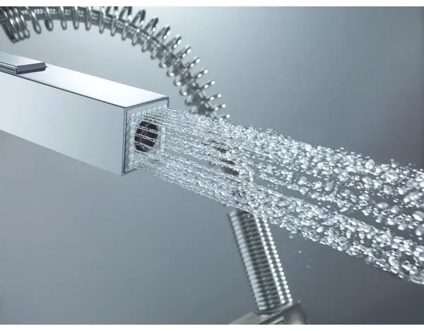 GROHE 31395000 - EUROCUBE 547 mm mosogató csaptelep, fényes króm