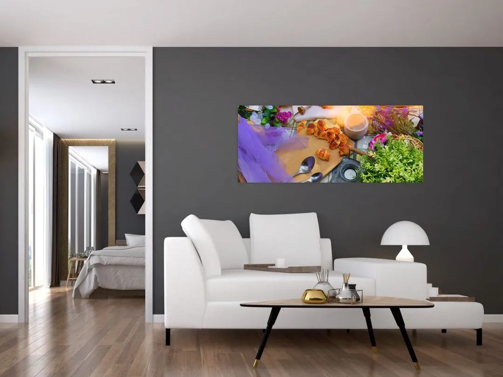 Kép - nyári piknik (120x50 cm)