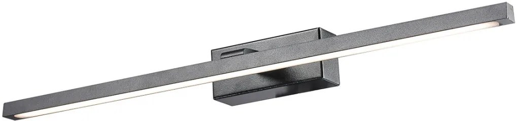 Italux NERTUS MB1362M-BK Fali lámpa 1x12W/LED 3000K 610LM IP44