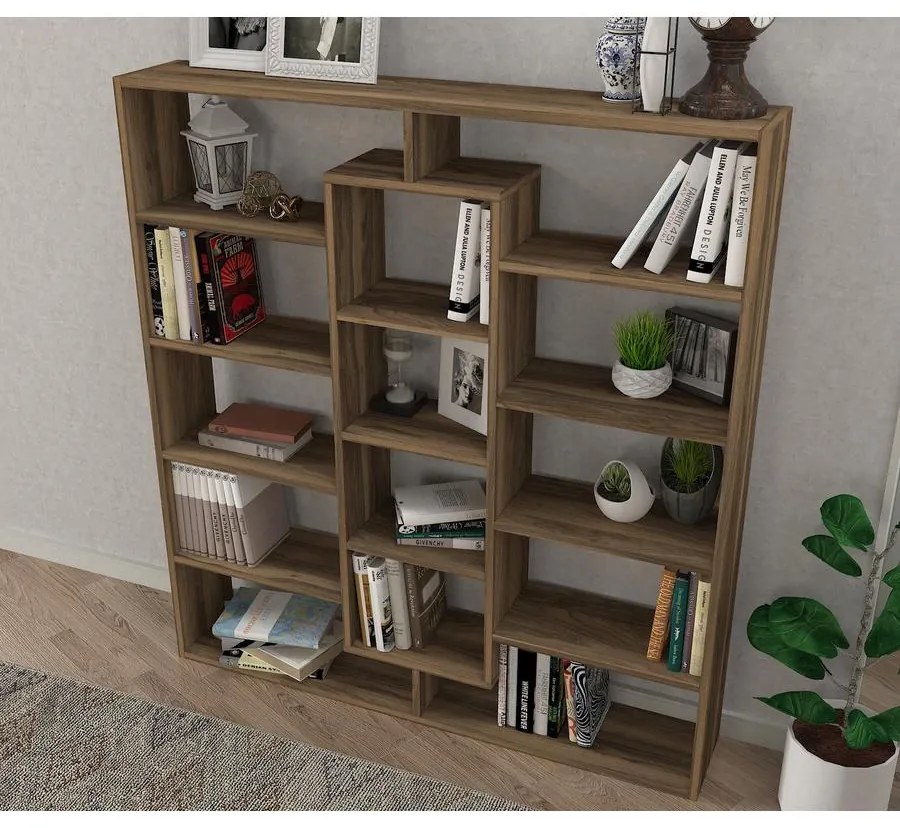 könyvespolc Ample - Walnut
