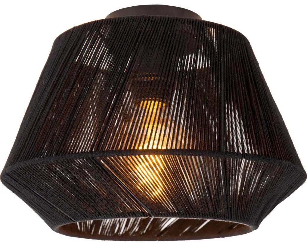 Lucide 10121/30/30 - Mennyezeti lámpa JESSICA 1xE27/60W/230V fekete