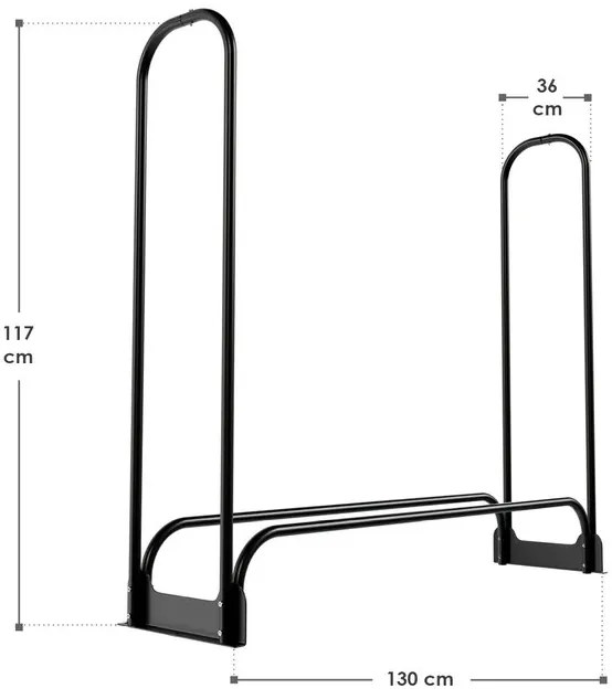 Juskys Fatároló állvány – 130×117 cm